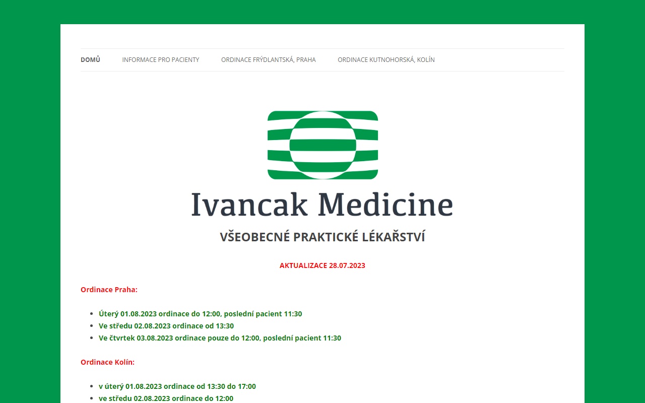 Ivancak Medicine s.r.o.