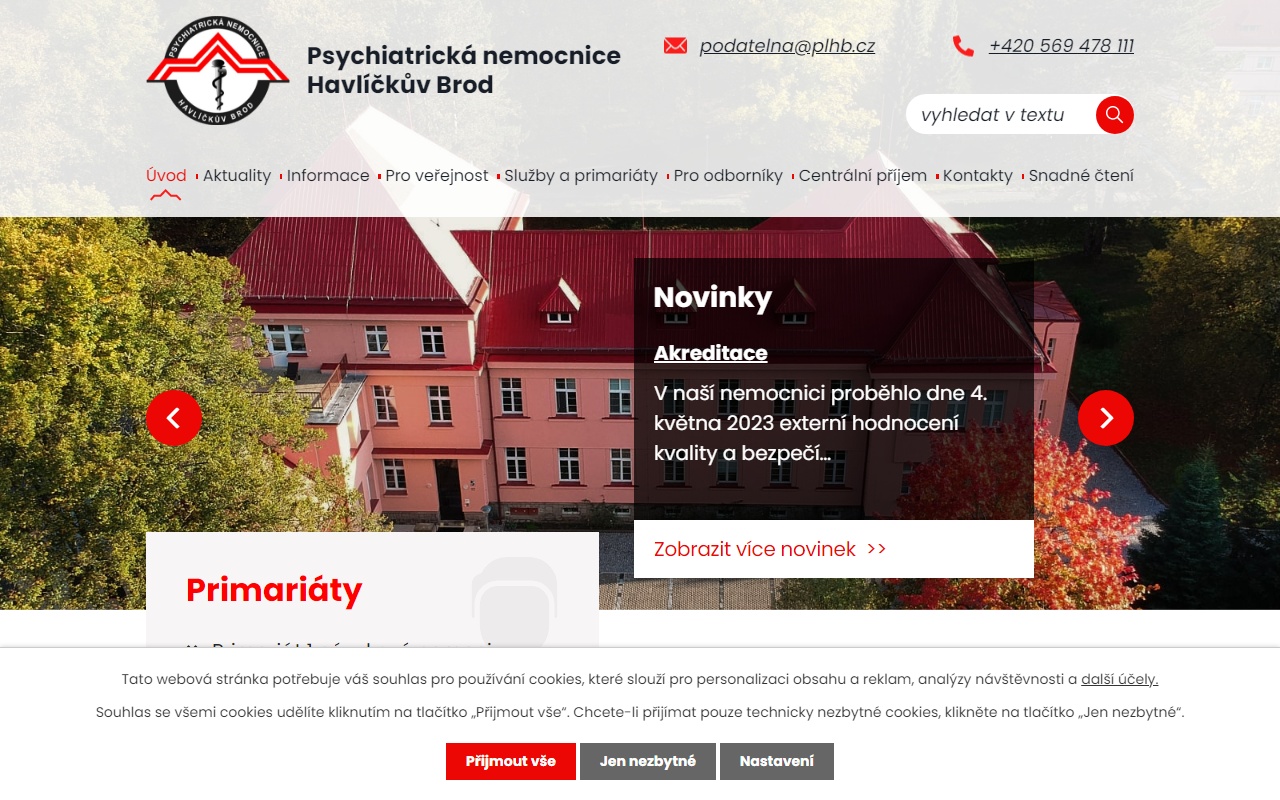Psychiatrická nemocnice Havlíčkův Brod, centrum duševního zdraví