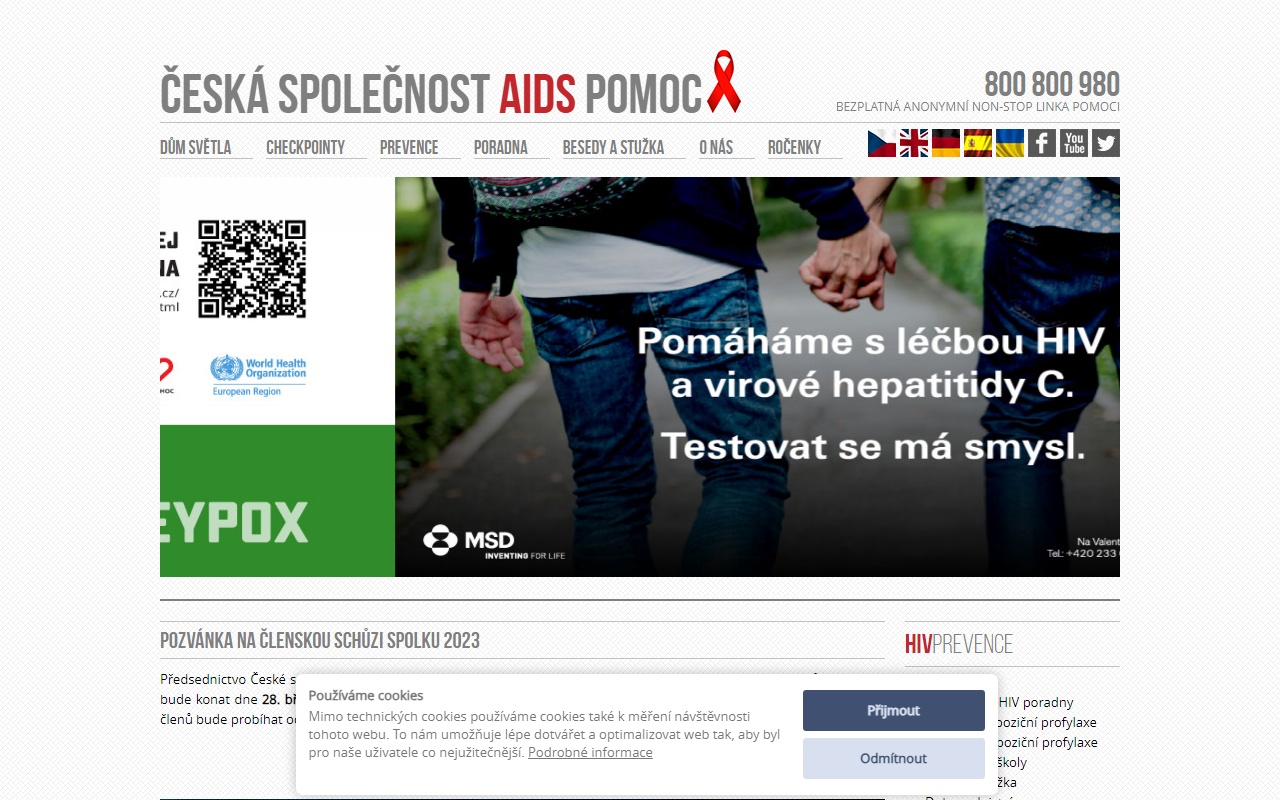 Česká společnost AIDS pomoc, z.s.