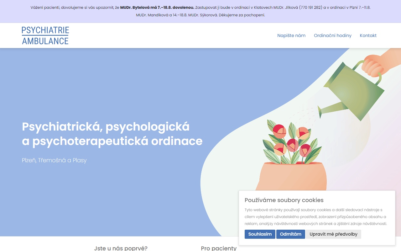 Psychiatrie-ambulance s.r.o., CDZ Plzeň