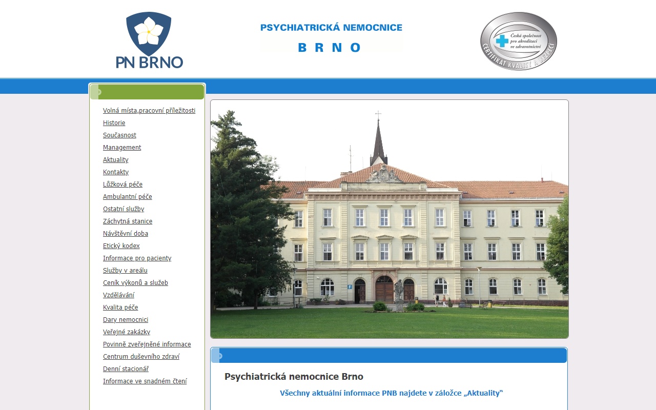Psychiatrická nemocnice Brno, CDZ Brno