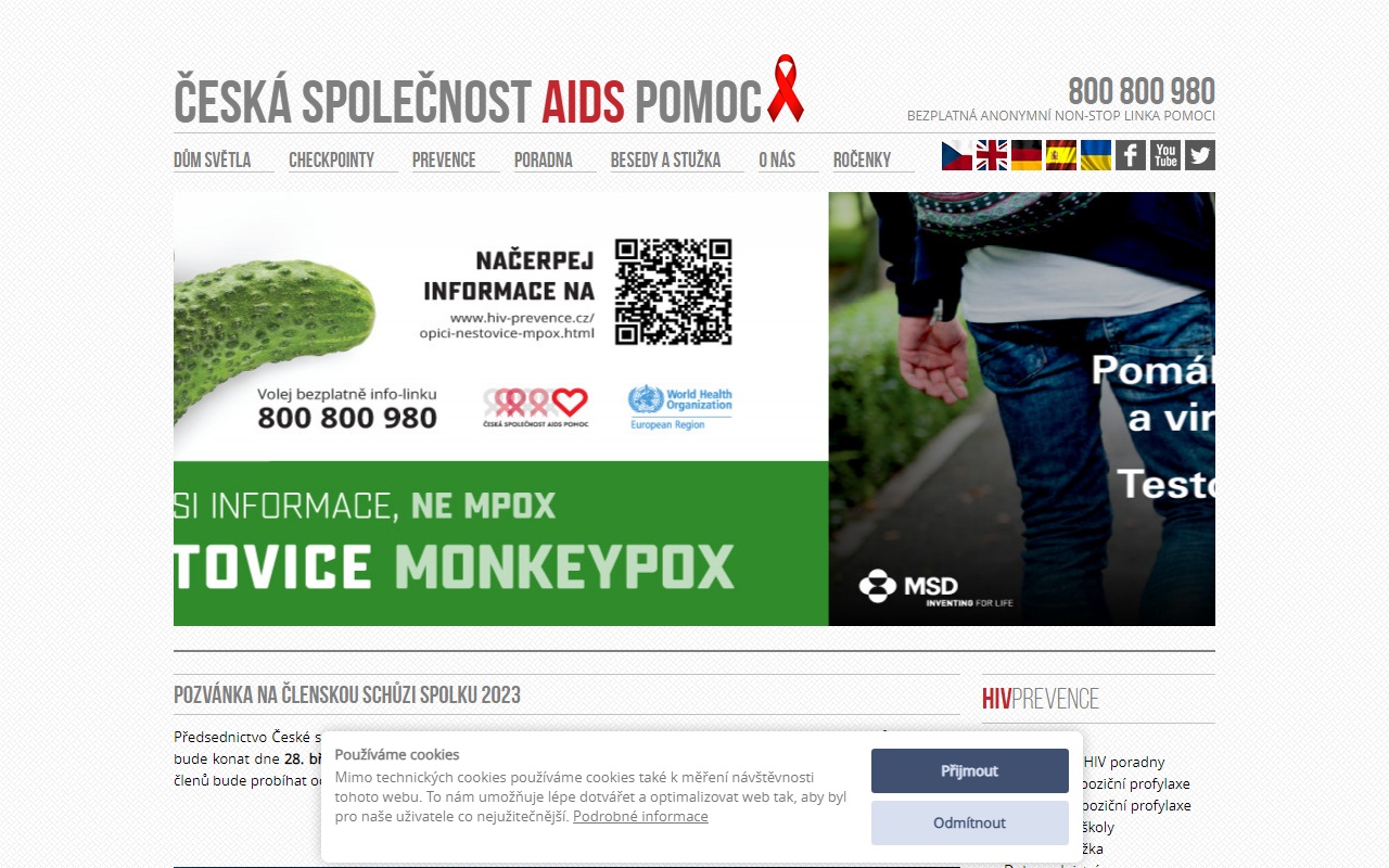Česká společnost AIDS pomoc, z.s.