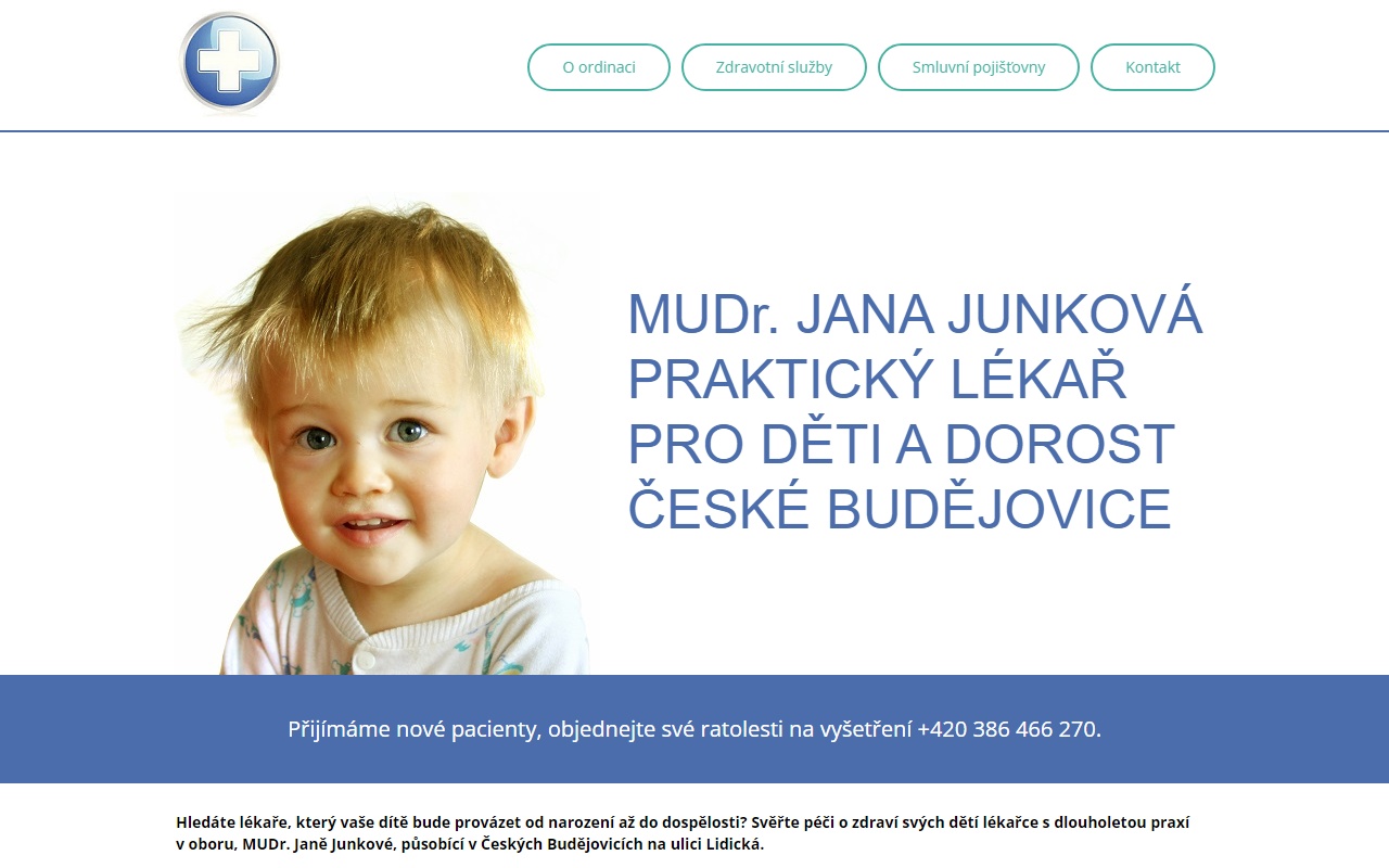 MUDr. Jana Junková - ambulantní pediatrie