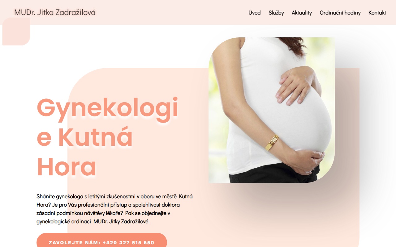 MUDr. Jitka Zadražilová, gynekolog.- porod.