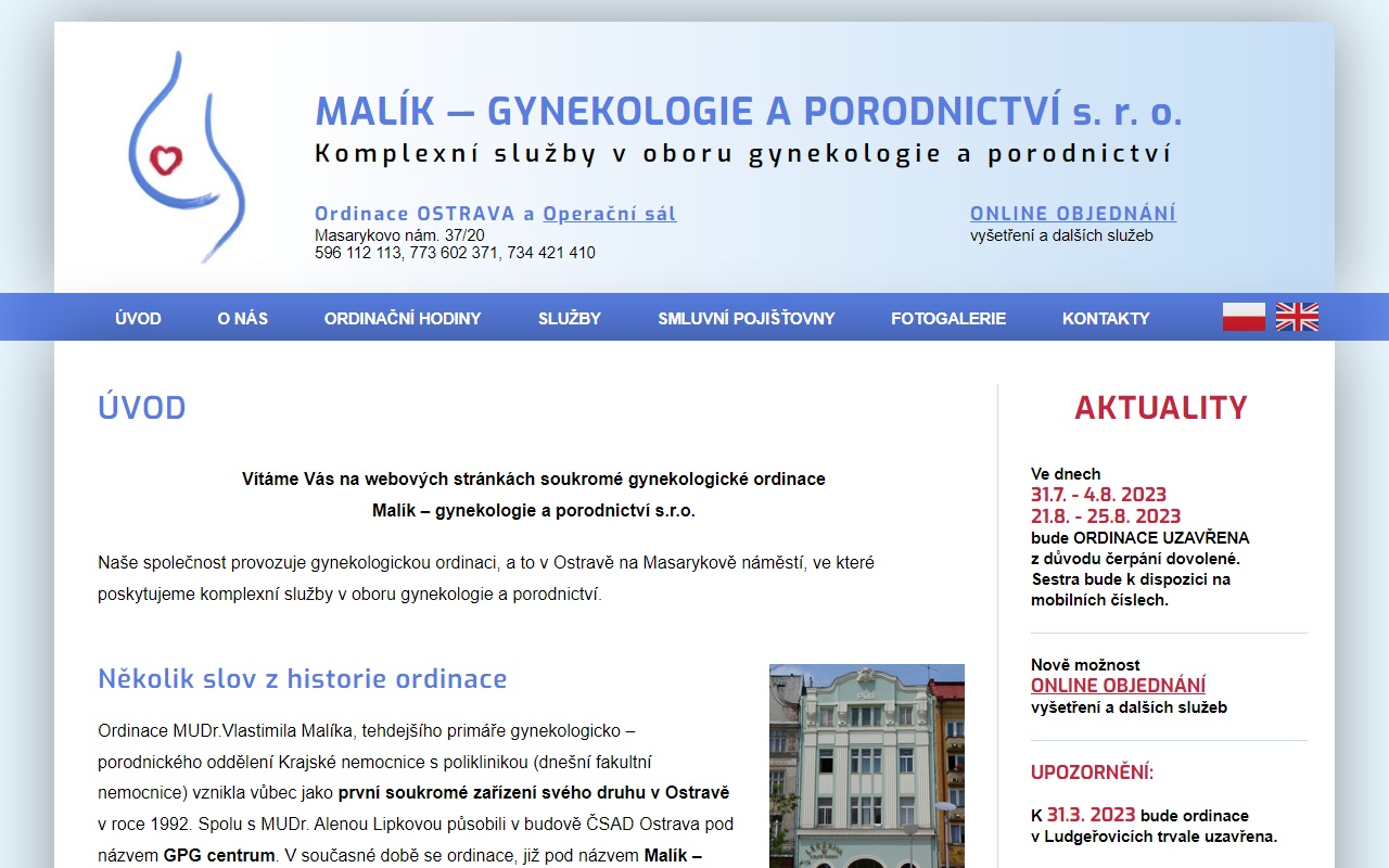 Malík - gynekologie a porodnictví s.r.o.