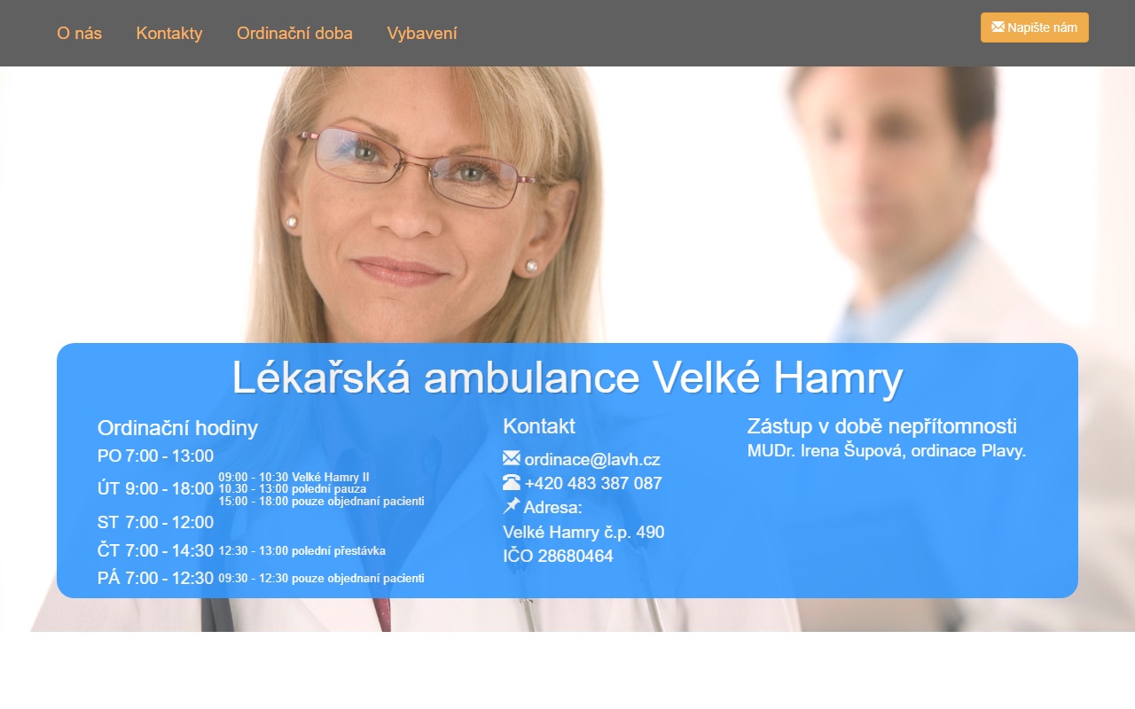 Lékařská ambulance Velké Hamry, s.r.o.