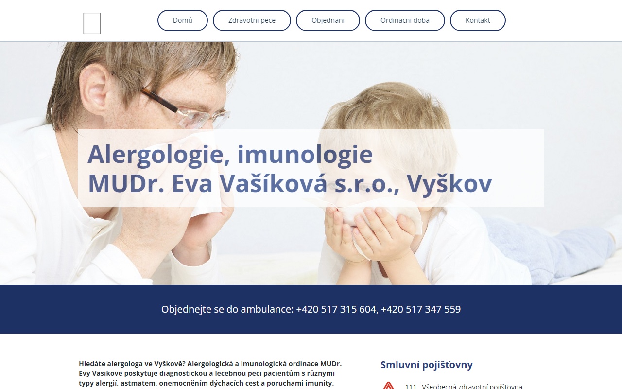 Alergologie a imunologie MUDr. Eva Vašíková s.r.o.