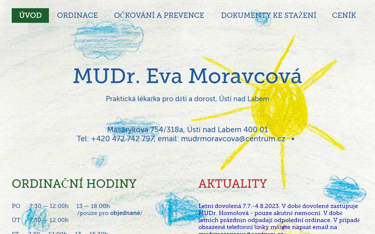 MUDr. Eva Moravcová