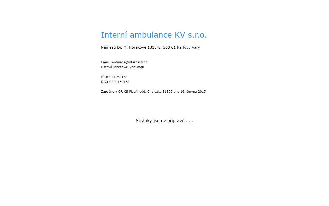 Interní ambulance KV s.r.o.